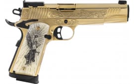 EAA 391093 MC1911 Deluxe Gold Govt 10rd Engraved