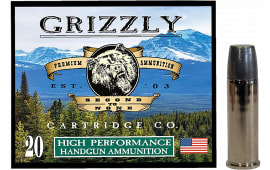 Grizzly Ammo GC44M19 44Mag 320 GR Wide Long Nose Gas Check 20 Per Box/10 Case - 20rd Box
