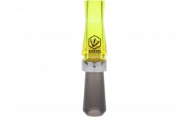 Hunters Specialties E-Z-E Plucker Short Reed Goose Call Black/Yellow Polycarbonate with Aluminum Band.