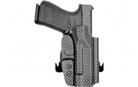 Rounded Gear GLK192332CFRHOWBPDL Paddle Holster OWB Black Carbon Fiber Kydex Fits Glock 19 Right Hand