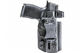 Rounded Gear RGDRUIDGLKDSCFAMBI Druid IWB/OWB Black Carbon Fiber Kydex Fits Glock 17/19/23/32 Ambidextrous