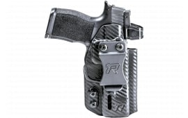 Rounded Gear RGDRUIDSIGXMACROCFAM Druid IWB/OWB Black Carbon Fiber Kydex Fits Sig P365 X Macro Ambidextrous