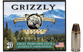 Grizzly Ammo GC9+P+CM8 9mm+P 147 GR Full Metal Jacket Flat Point 20 Per Box/10 Case - 20rd Box