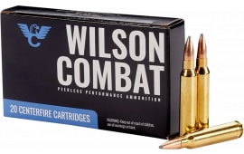 Wilson Combat A22365SBT 223Rem 65 GR Sierra GameKing Spitzer Boat Tail 20 Per Box