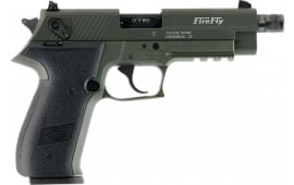 ATI GSG Firefly GERG2213TFFGA Pistol .22 LR 4.9" Threaded Barrel 13+1 DA/SA OD Green Alloy Optics-Ready
