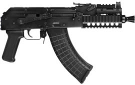 Pioneer Arms AK0031-K-PRO-R Micro Hellpup PRO 7" 2-30rd Magazines, Quad Rail, Black