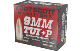 Fort Scott Munitions 9MM+P-080-SCV 9mm 80 GR 20 Per Box/25 Case - 20rd Box