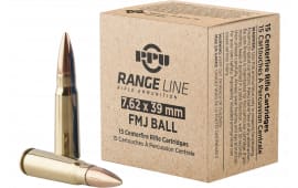 TR&Z PPR739 7.62x39mm 123 GRFull Metal Jacket 15 Per Box/ 62 Cs - 15rd Box