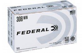 Federal American Eagle 308 Winchester 150gr FMJ Rifle Ammunition - 50 rounds - AE308DB