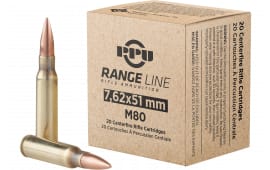TR&Z USA Trading/PPU 7.62x39mm 145gr FMJ Boat Tail Rifle Ammunition - 20 rounds - PPR751