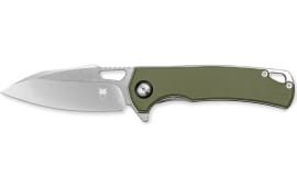 CobraTec Knives Wolverine 3.12" OTF D2 Steel Drop Point Blade Folding Knife - CTCLNHRBLK