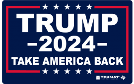 TekMat TEK42TRUMPMAGA Trump 2024 Door Mat Rubber 25"x42"