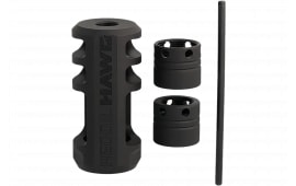 Browning Xeno Recoil Hawg Muzzle Brake, Firearm Parts, 1/2"x28 Threads, .30 Caliber, 2.20" OAL, Matte Stainless Steel.