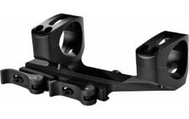 Warne QD XSKEL 1" Quick Detach Cantilever Scope Mount, Dual Lever, Black, Fits AR Rifles