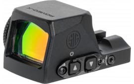 SIG Sauer Romeo-X Pro SORX1080 1x Green 3 MOA Dot Open Reflex Sight, Black, 24mm