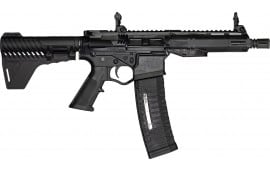 ATI Alpha Maxx Semi-Auto AR-15 Pistol,5.56 Nato/.223 Rem, 7.5" Barrel, 7" M-LOK Rail, 1-60 Rd Mag, Blade Brace, Flip Up Sights, ATIGAX5567MLB60