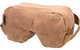 Birchwood Casey Steady-Shot Foxtrot Ultralight Shooting Rest Bag Tan Waxed Canvas, 1.15 lbs, 8"x5"x5"