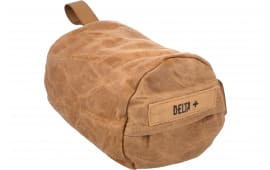 Birchwood Casey Steady-Shot Delta+ Large Ultralight Shooting Bag, Waxed Canvas, 1.75 lbs, 8"x6.5", Tan