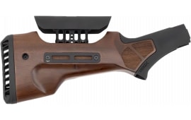 Woox Bravado Stock Walnut 10.75" OAL Ambidextrous for Henry Lever Action Rifles, Adjustable Cheek Riser
