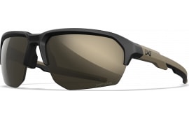 Wiley X Jakl Eye Protection Matte Black/Tan Frame Tungsten Mirror Lens Interchangeable Wraparound Design.