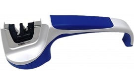 AccuSharp 036C Pull-Through Knife Sharpener, Diamond-Honed Tungsten Carbide, Ergonomic Rubber Handle.