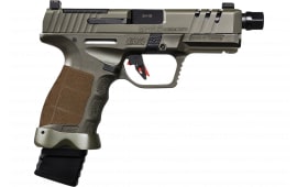 SAR USA SAR9 SOCOM Compact OD Green 9mm 4.7" 15+1 Striker-Fired Pistol, Optics-Ready, Threaded Barrel