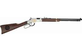 Henry Golden Boy US Border Patrol H004USBP Rifle, .22 S/L/LR, 20" Octagon Barrel, 16-Rd, Lever Action, Engraved Receiver, Drilled & Tapped