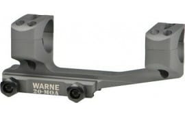 Warne Mounts LRSKEL34TG Extended Skeletonized 34mm MSR Scope Mount 20 MOA Tactical Gray