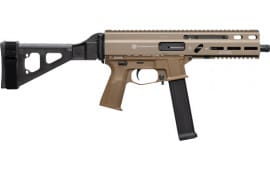 Grand Power Stribog SP45A3 .45 ACP 8" Pistol 20 Rounds Semi-Auto Roller-Delayed Blowback FDE