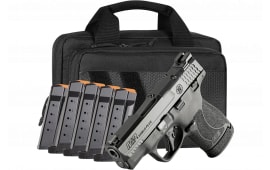 Smith & Wesson M&P 9 Shield Plus 14724 Pistol 9mm 3.1" 10/13rd Striker Optics-Ready Night Sights Thumb Safety Bundle