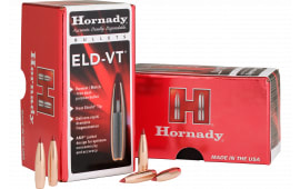 Hornady 22 Cal .224" 69 gr ELD-VT Rifle Bullets, Heat Shield Tip, 100 Count