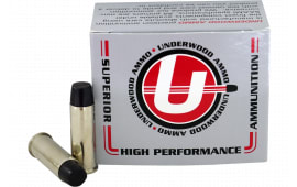 Underwood 44 Rem Mag 305gr Lead Flat Nose Gas Check Ammunition - 20 rounds - 723