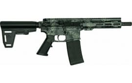 Great Lakes Firearms GL15 AR15 Pistol GL15LGRYPISTOLBUNDLE .223 Wylde 7.5" 30+1 Semi-Auto Threaded Barrel Cerakote Lichen Grey.