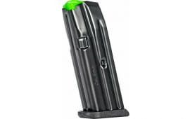 Mec-Gar Glock 19 Magazine MGG191000A 9mm 10-Round Anti-Friction Black Steel Compatible With Glock 19