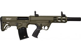 GForce Arms GFY-1 GFY11220ODG Shotgun, 12 Gauge, 18.5" Threaded Barrel, 5+1, Semi-Auto, Bullpup, OD Green, Picatinny Rails.