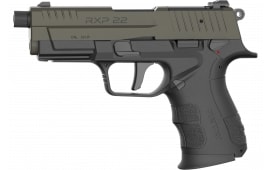 Retay RXP22 4" Threaded Barrel Optics-Ready Black/OD Green .22 LR 13+1 DA/SA Pistol TruGlo Front Sight