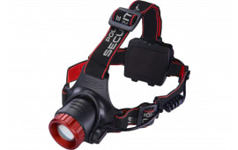 Police Security Lookout Headlamp LED 1000 Lumens, Slide Focus Optics, 180m Beam Distance, 3 Modes