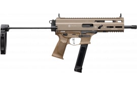 Grand Power Stribog SP9A3G 197892030007 Pistol 9mm 8" 33+1 Semi-Auto Roller Delayed, Non-Reciprocating Charging Handle