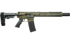 Black Rain Ordnance Spec15 BROROTRM30A Pistol 300 Blackout 10.5" 30+1 Semi-Auto Forged Receiver M-LOK Handguard.