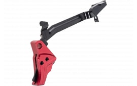 Tyrant CNC I.T.T.S Trigger/Bar for Glock Gen3-4, Red/Black Finish - TDGTRIG34REDBLACKBAR