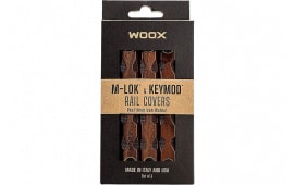 WOOX M-LOK Rail Covers 3-Pack Firearm Parts Micarta Green American Walnut SH.MLK005.S3