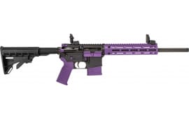 Tippmann Arms M4-22 LTE A101222 Rifle 22 LR 16" 25Rd Semi-Auto Purple Accents Threaded Barrel