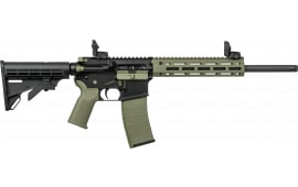 Tippmann Arms M4-22 LTE Accent A101228 Rifle, 22 LR, 16" Threaded Barrel, 25 Rd, Semi-Auto, ODG Accents, Flip Sights.