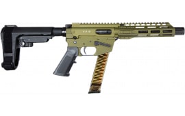 Freedom Ordnance FX9P FX9P8S-ODG Pistol 9mm 8" 31+1 Semi-Auto OD Green, Glock Mag Compatible, Ambi Controls.