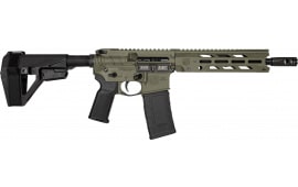 Diamondback DB1984B101 Obsdn Pistol 300 Blackout 10" M-LOK SBA5 ODG 30rd