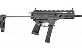 Grand Power Stribog SP9A3G Pistol 9mm 8" 30+1 Semi-Auto Non-Reciprocating Charging Handle, Threaded Barrel