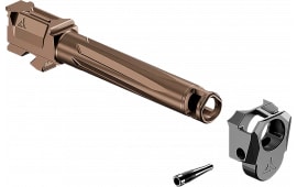 Radian Weapons R0839 Ramjet & Afterburner Combo 9mm Luger Compatible w/Glock 17 Gen5, Bronze Stainless Steel