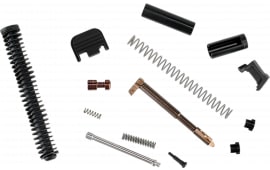 Zaffiri Precision 19.UPK Upper Parts Kit for Glock 19 Gen 1-3 9mm, Compatible Polymer Guide Rod, Black Finish
