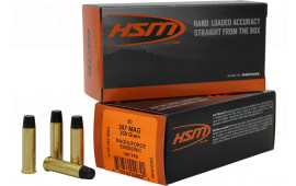 HSM 357 Magnum Subsonic 230gr HCFN Ammunition - 50 rounds - 357-24-N