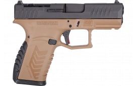 Derya DY9Z DY9Z.TTFDE.TR Pistol 9mm 3.5" 15rd Striker-Fired Optics-Ready FDE Frame Black Slide